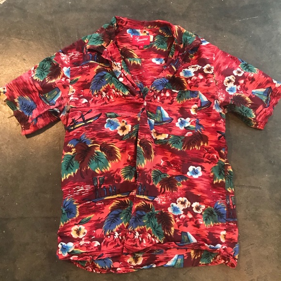 supreme hawaiian shirt